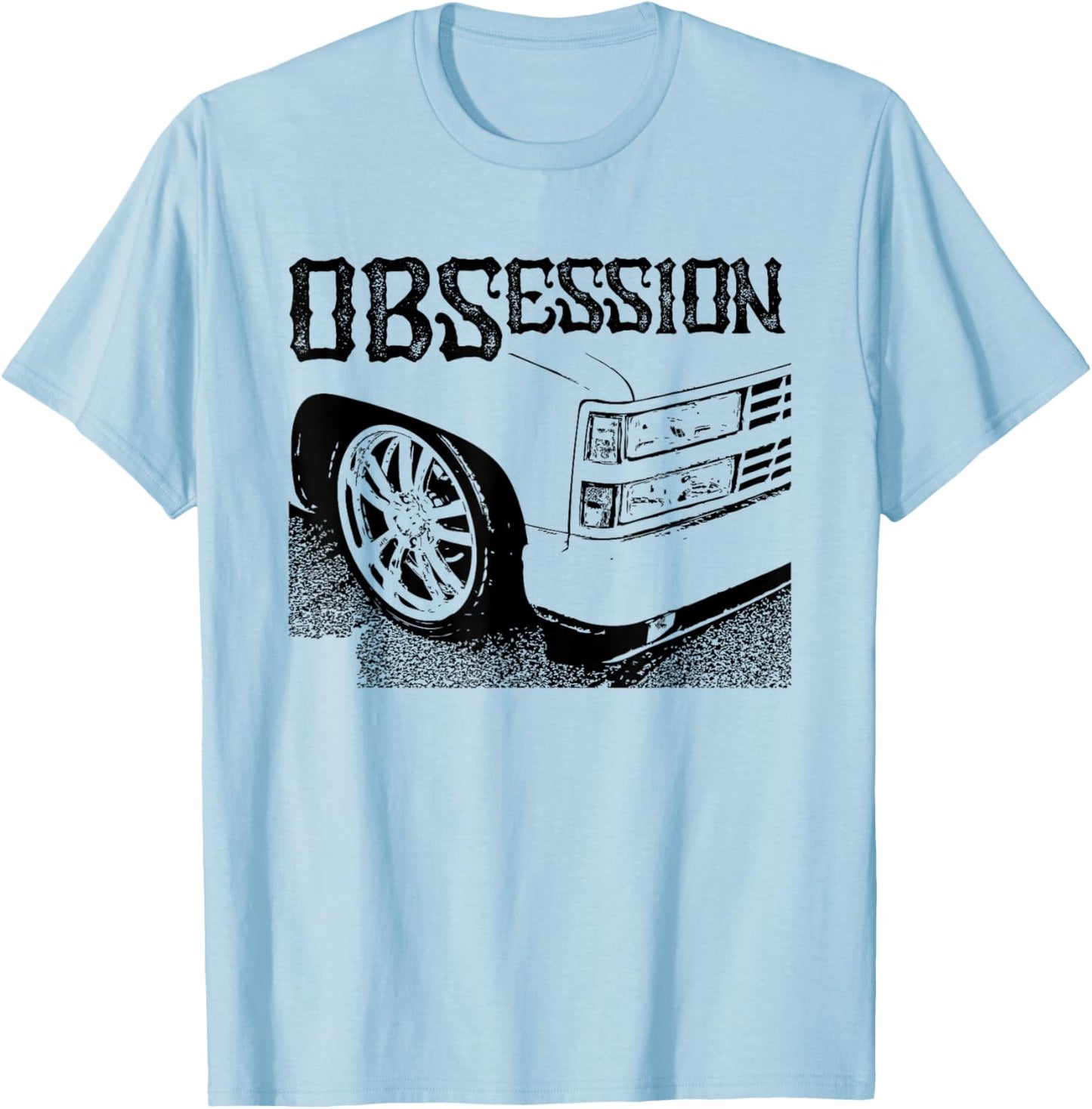 OBS Single Cab Truck Old Body Style Retro Vintage CK Truck T-Shirt - T-Shirt | Light Blue