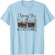 Chasing You Like a Shot of Whiskey T-Shirt - T-Shirt | Light Blue
