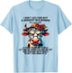 Cow I Didn't Just Turn Into A Grouchy Old Woman Overnight T-Shirt - T-Shirt | Light Blue