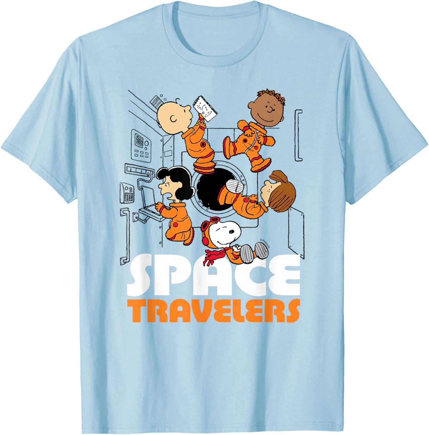 Peanuts - Space Travelers T-Shirt - T-Shirt | Light Blue