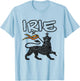 Irie Lion Of Judah Distressed Retro Vintage Reggae T-Shirt - T-Shirt | Light Blue