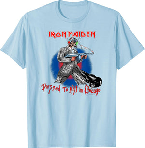 Iron Maiden - Chicago Mutants T-Shirt - T-Shirt | Light Blue