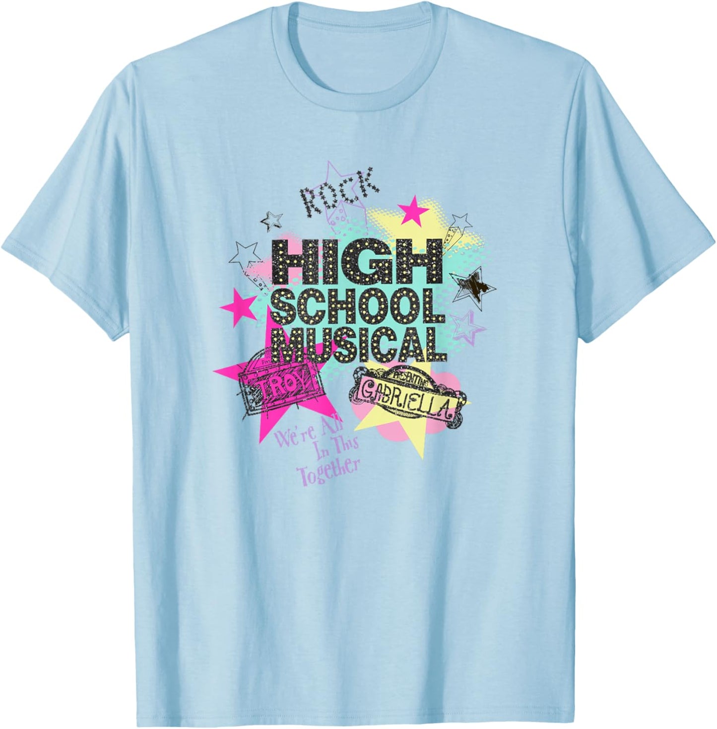 Disney High School Musical The Series All in This Together T-Shirt - T-Shirt | Light Blue