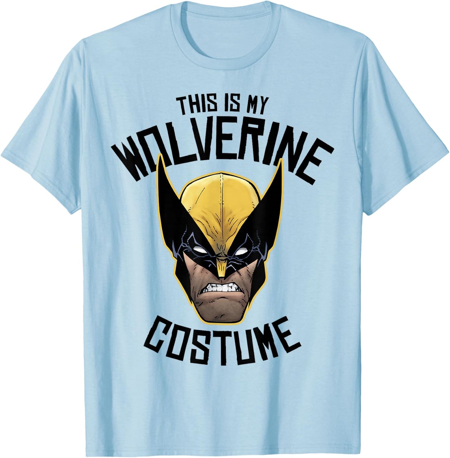Marvel This is My Wolverine Costume Halloween T-Shirt - T-Shirt | Light Blue