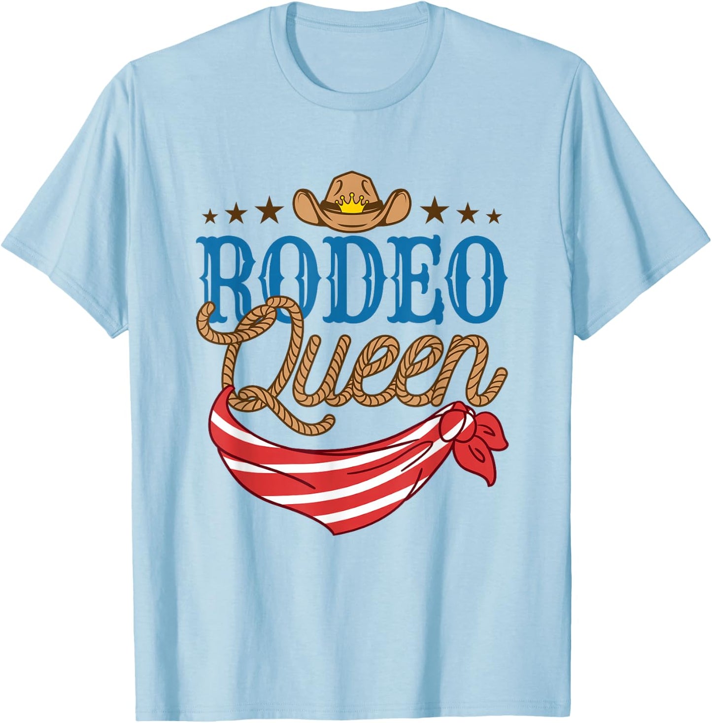 Rodeo Queen T-Shirt - T-Shirt | Light Blue