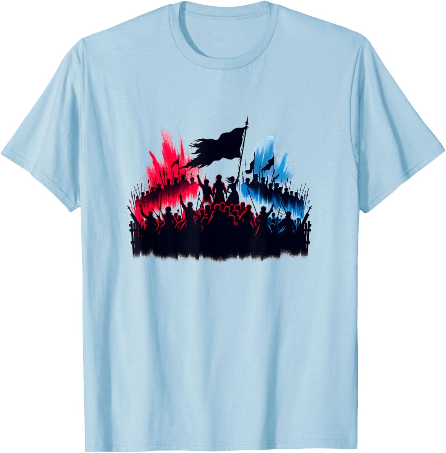 Les Mis French Revolution Strength T-Shirt - T-Shirt | Light Blue