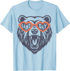Game Day Bear T-Shirt - T-Shirt | Light Blue