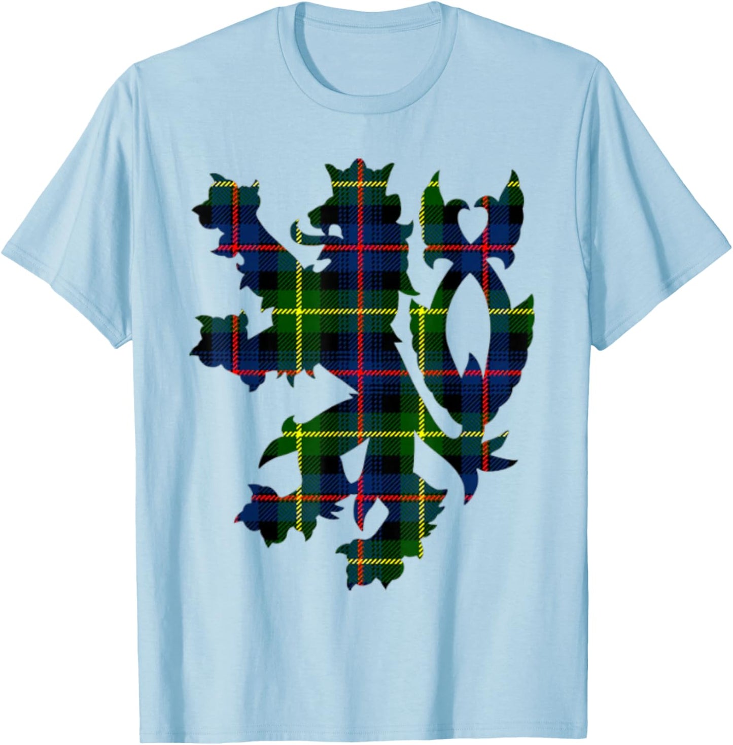 Clan Farquharson Tartan Scottish Family Name Scotland Pride T-Shirt - T-Shirt | Light Blue