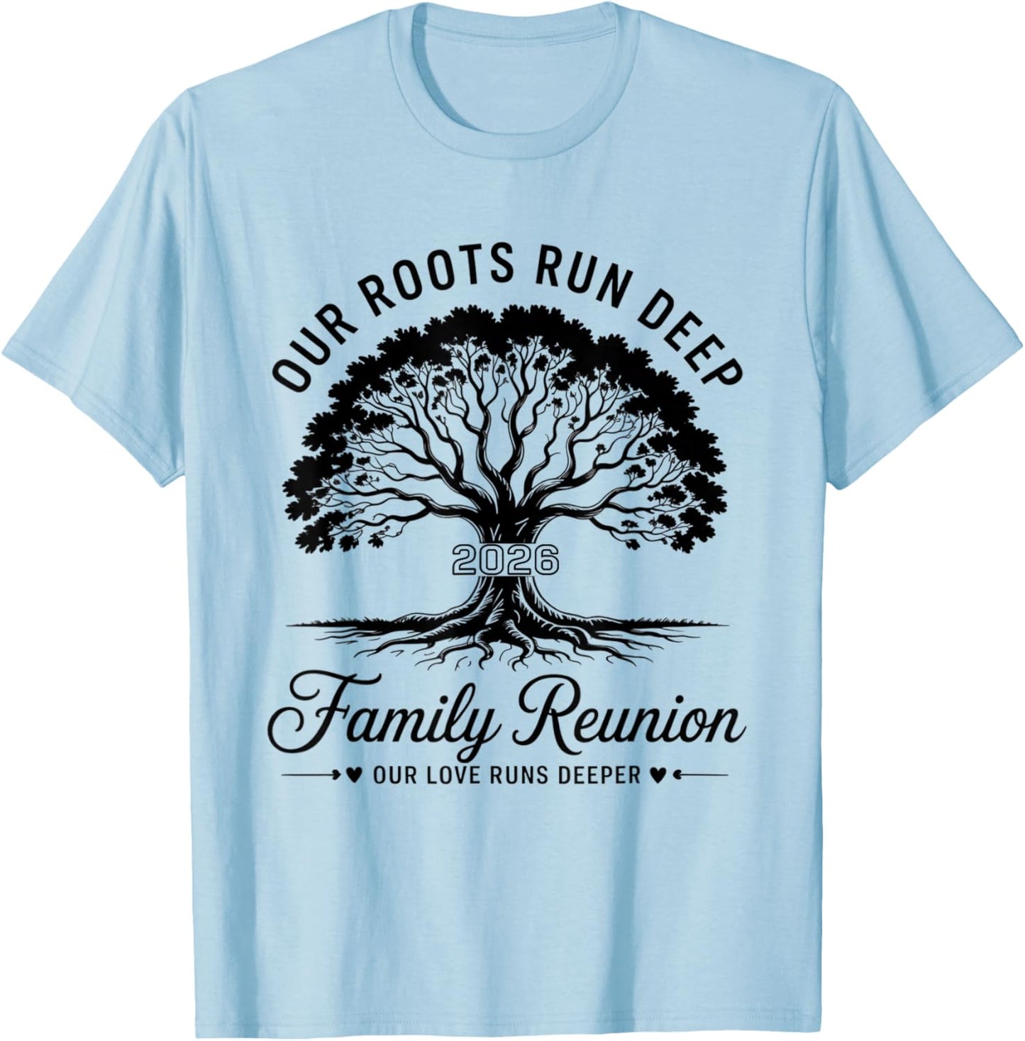 Making Memories Family Matching Group Family Reunion 2026 T-Shirt - T-Shirt | Light Blue