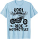 Cool Grandmas Ride Motorcycles Motorcycle Lovers Rider Gift T-Shirt - T-Shirt | Light Blue