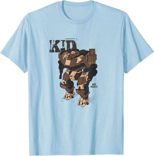 War Robots Kid Titan Official T-Shirt - T-Shirt | Light Blue