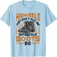 Sexy Motorcycle Women Female Biker T-Shirt - T-Shirt | Light Blue