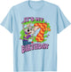 Chuck E. Cheese It's My 7th Birthday Happy Chuck Chest Logo T-Shirt - T-Shirt | Light Blue
