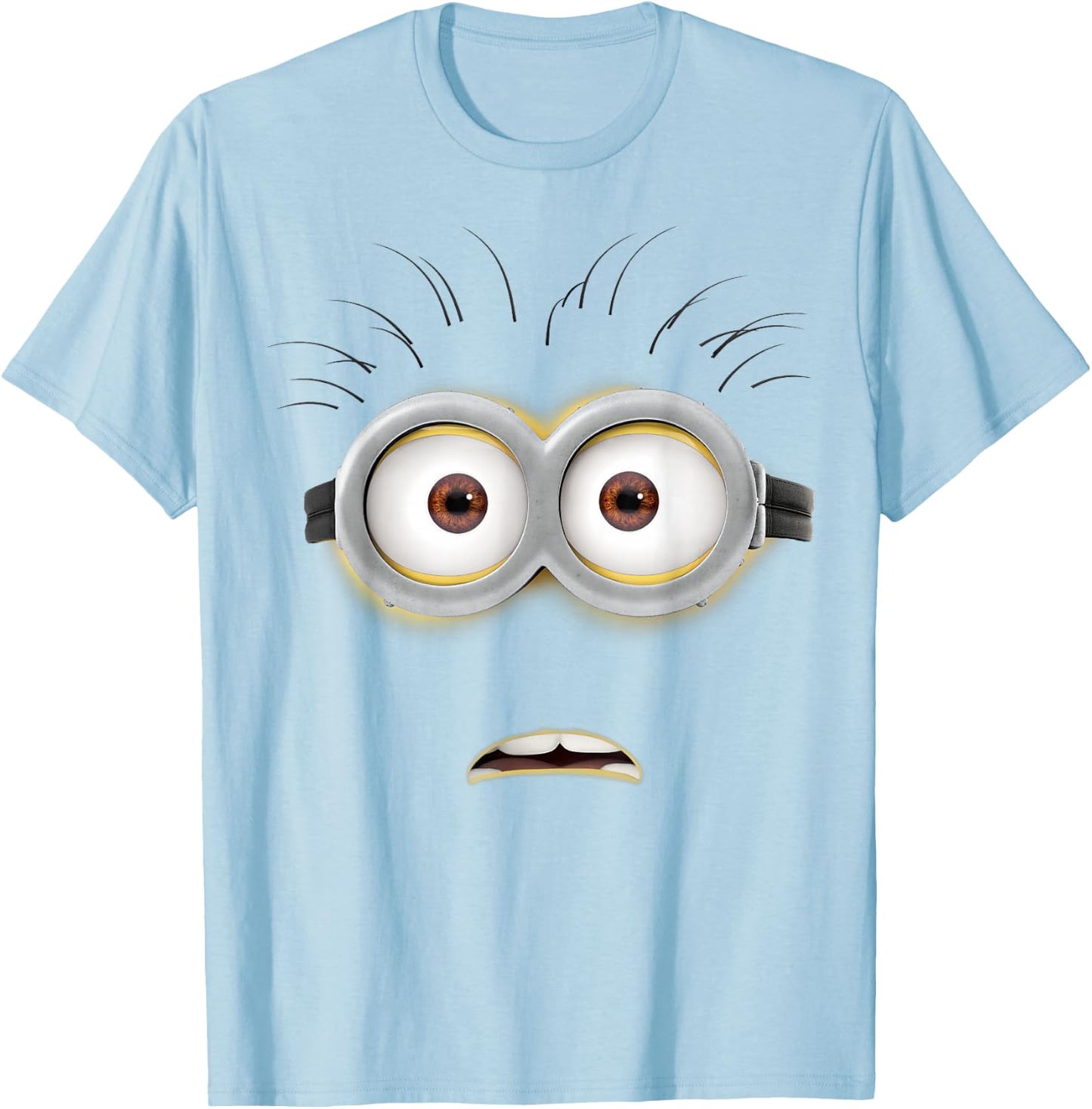 Despicable Me Minions Stunned Face Costume T-Shirt - T-Shirt | Light Blue