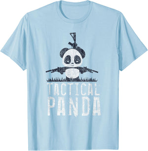 Panda , Battle Panda Bear, Gift T-Shirt - T-Shirt | Light Blue