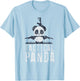 Panda , Battle Panda Bear, Gift T-Shirt - T-Shirt | Light Blue