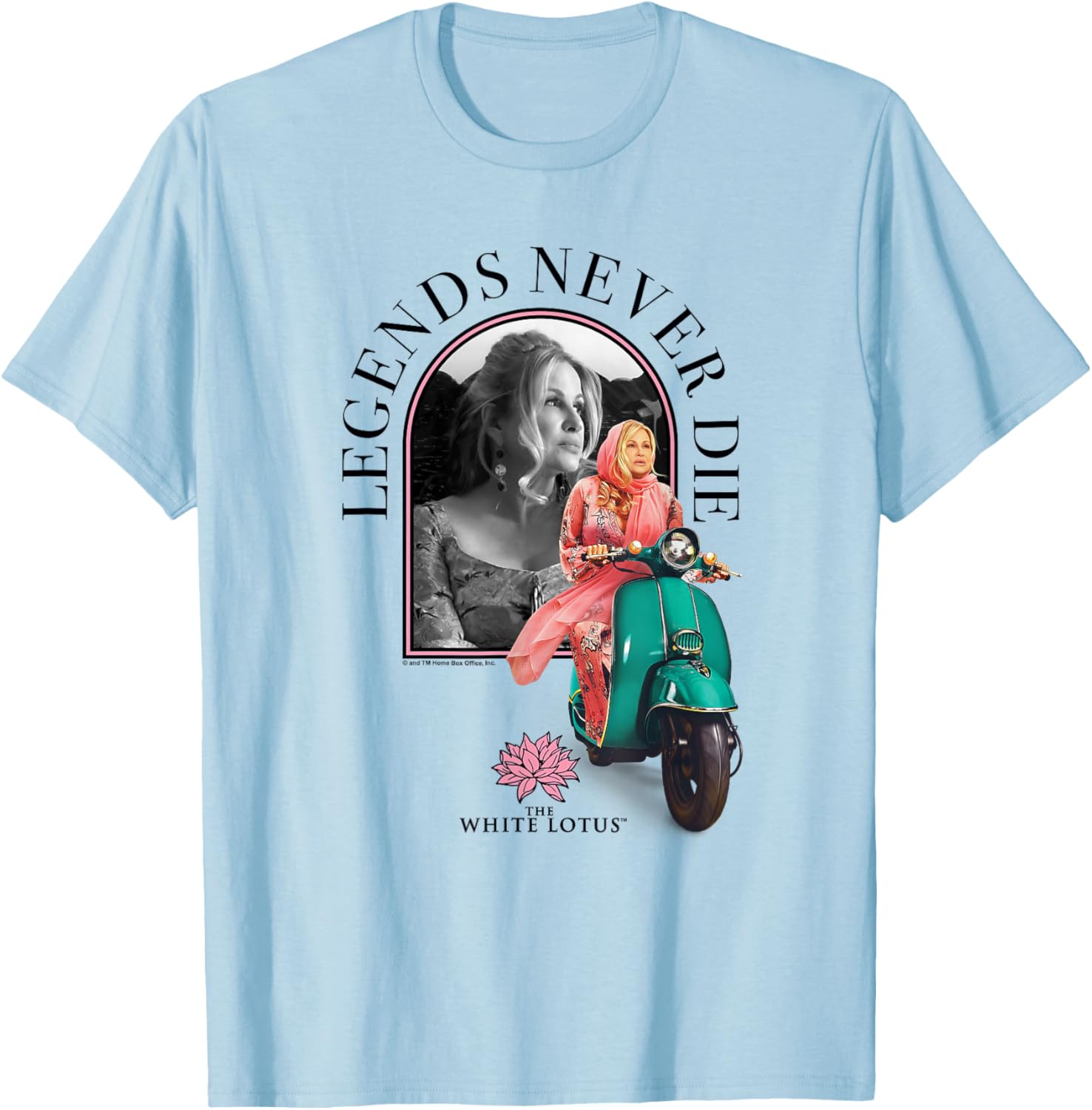 Legends Never Die , grey, S T-Shirt - T-Shirt | Light Blue