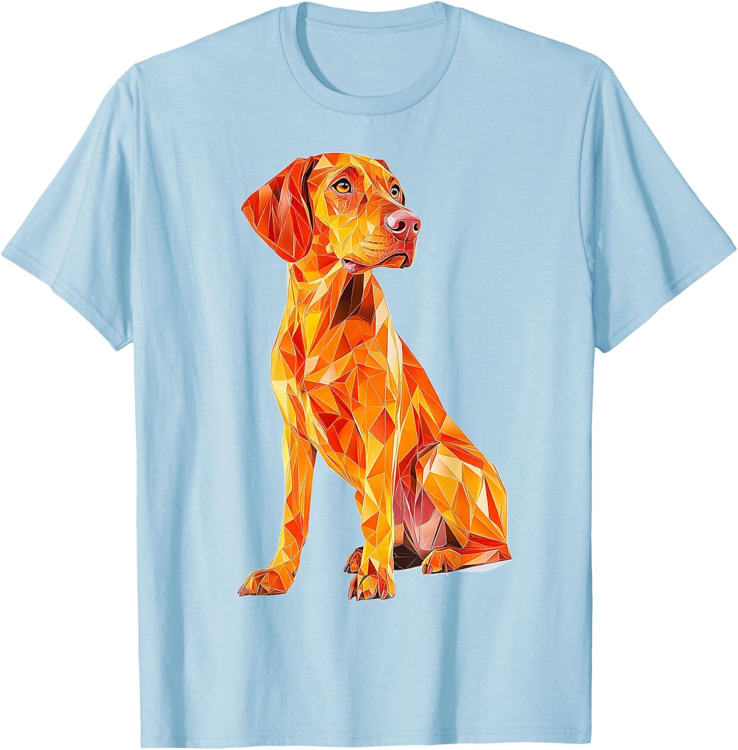 Hungarian Vizsla Dog Graphic Pet Hungarian Vizsla T-Shirt - T-Shirt | Light Blue