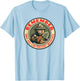 Remember Only You Vintage Smokey Bear Seal Retro T-Shirt - T-Shirt | Light Blue