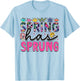 Spring Has Sprung is Blooming flowers is Springtime vibes T-Shirt - T-Shirt | Light Blue