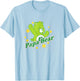 Care Bears Papa Bear Good Luck Bear Vintage Stars Logo T-Shirt - T-Shirt | Light Blue