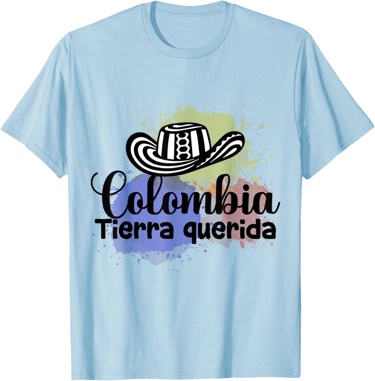 Colombia Pride & Slang of Real Colombians T-Shirt - T-Shirt | Light Blue