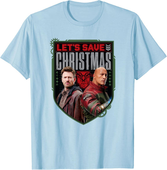 Red One - Let's Save Christmas T-Shirt - T-Shirt | Light Blue