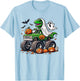 Orange Halloween Shirt Boys Toddler Kids Ghost Shirts T Rex T-Shirt - T-Shirt | Light Blue