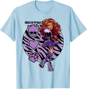 Monster High -Clawdeen Werewolf T-Shirt - T-Shirt | Light Blue