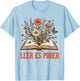 Reading Book Lover Bookish Homeschool Mom Leer Es Poder T-Shirt - T-Shirt | Light Blue