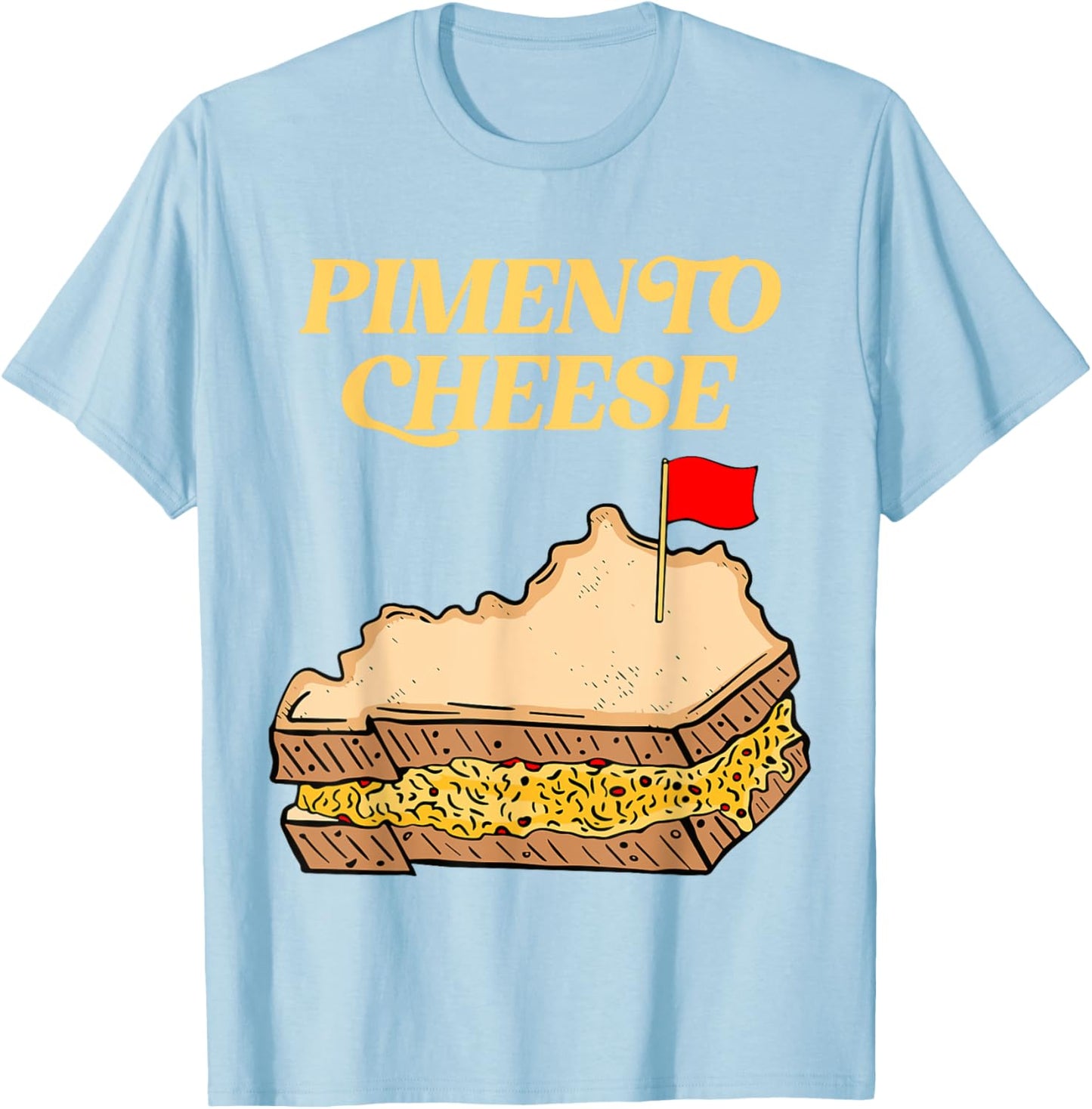 Funny Pimento Cheese T-Shirt - T-Shirt | Light Blue