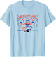 Harlequin Retro California 50s Bar & Lounge Vintage San Jose T-Shirt - T-Shirt | Light Blue