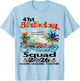 41st Birthday Cruise Squad Friends Family Vacation Matching T-Shirt - T-Shirt | Light Blue