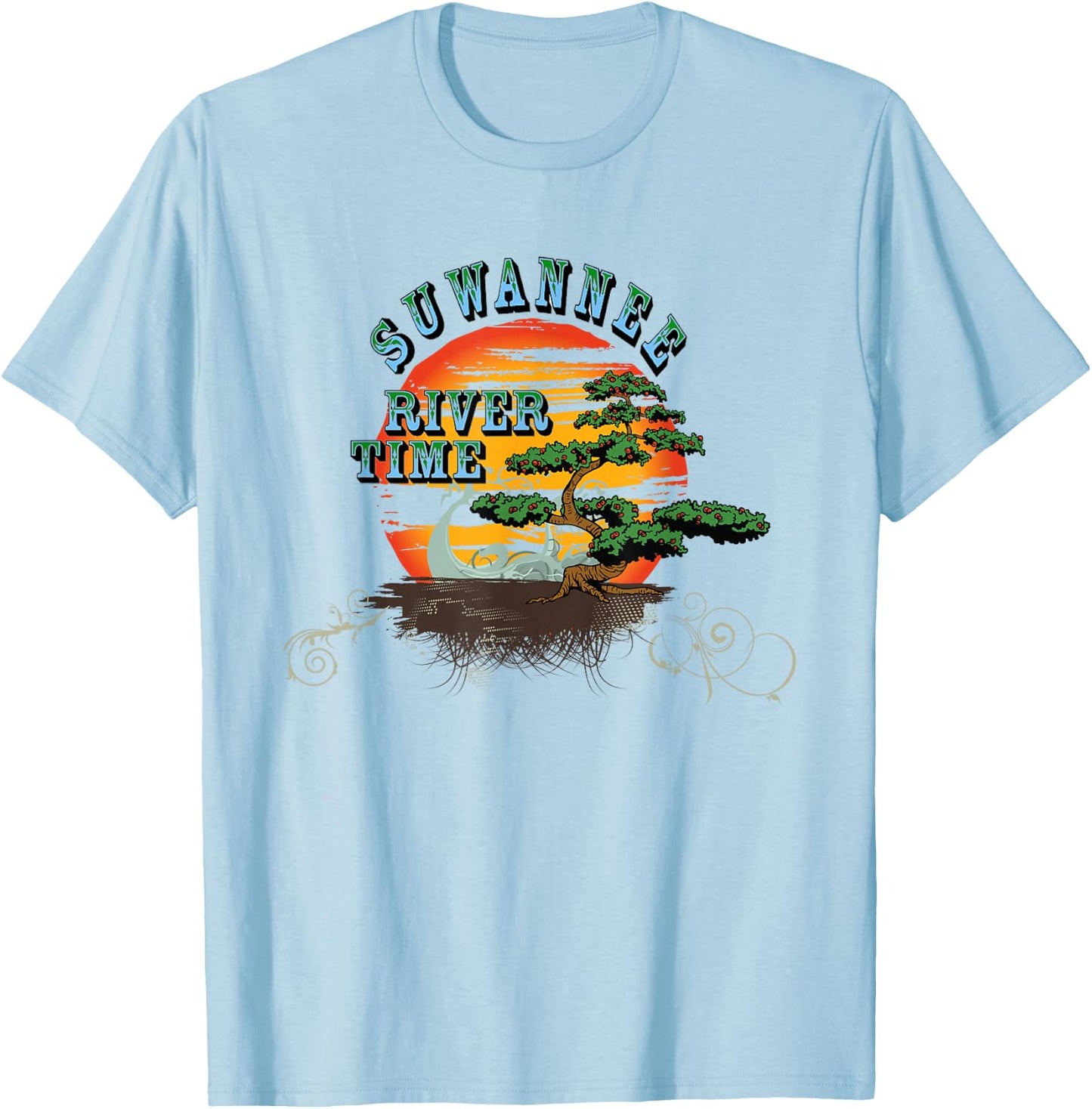 Suwannee River Time T-Shirt - T-Shirt | Light Blue
