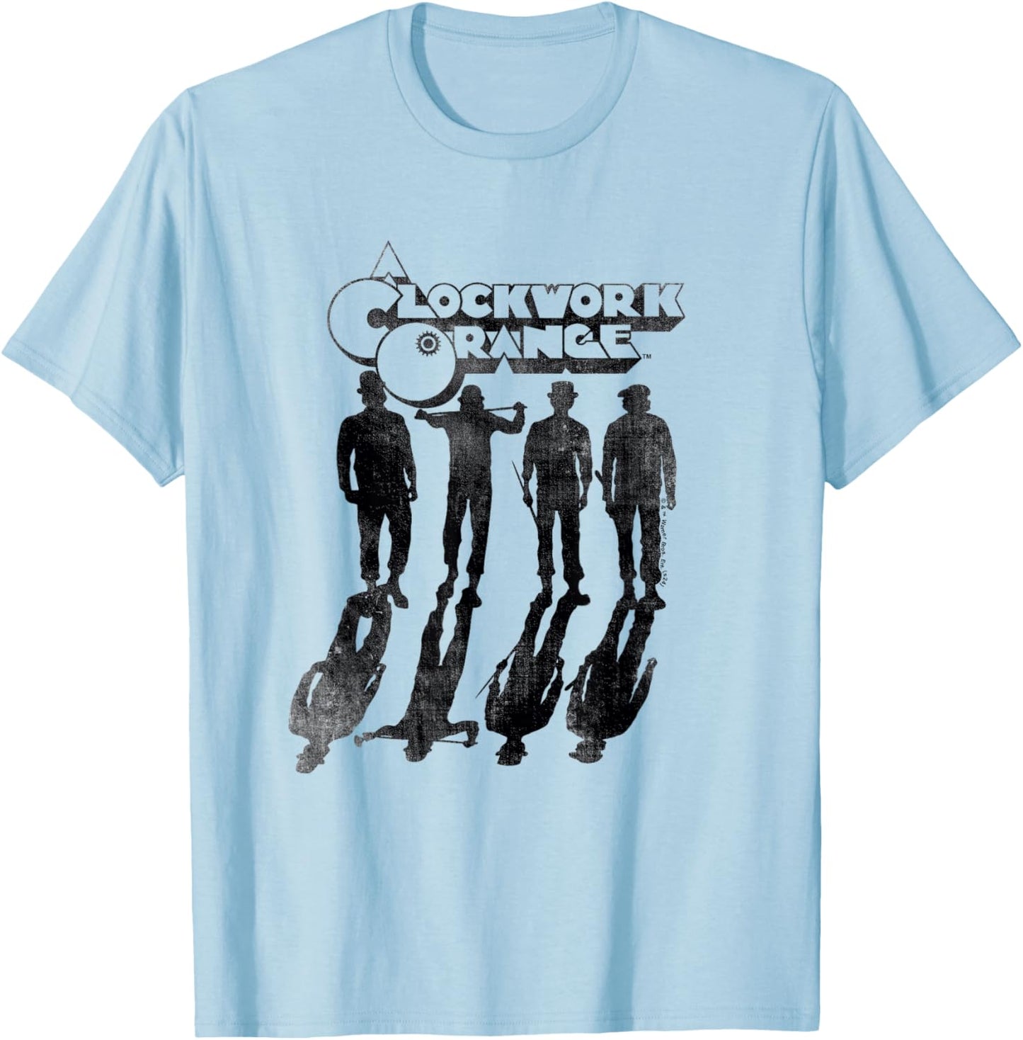 A Clockwork Orange Silhouette Gang T-Shirt - T-Shirt | Light Blue