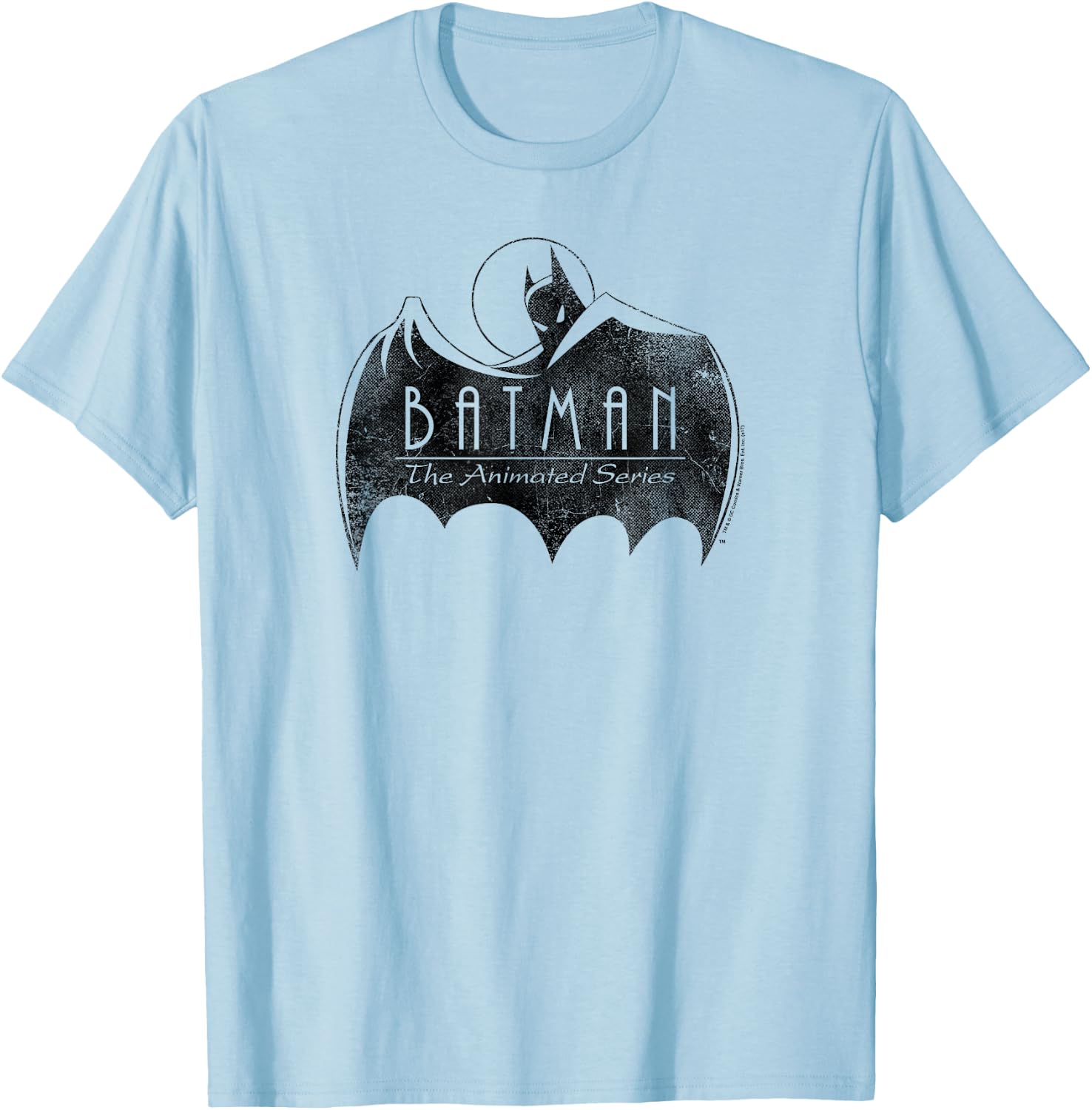 Batman: The Animated Series One Color Logo T-Shirt - T-Shirt | Light Blue