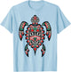 Turtle Haida Native American Indian Pride Tlingit Men Women T-Shirt - T-Shirt | Light Blue