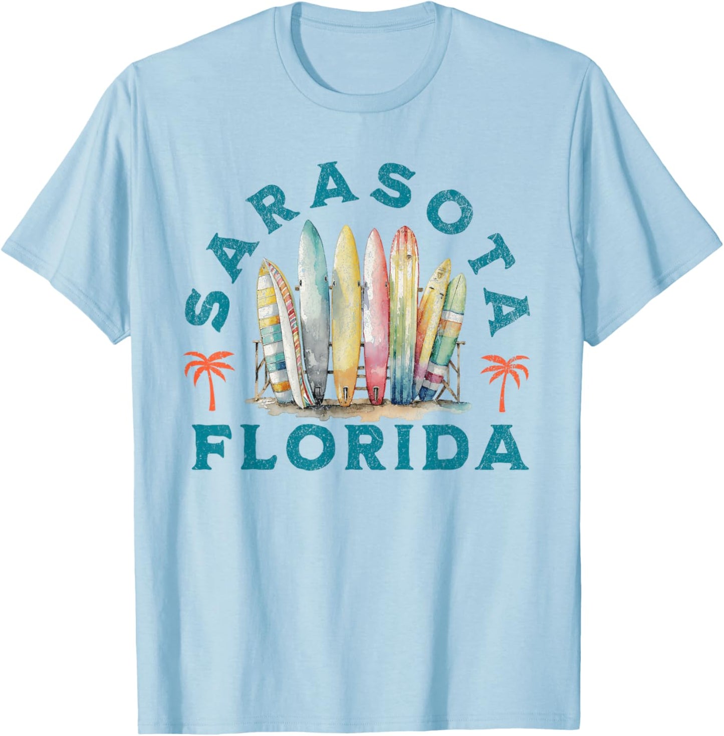 Sarasota T-Shirt - T-Shirt | Light Blue