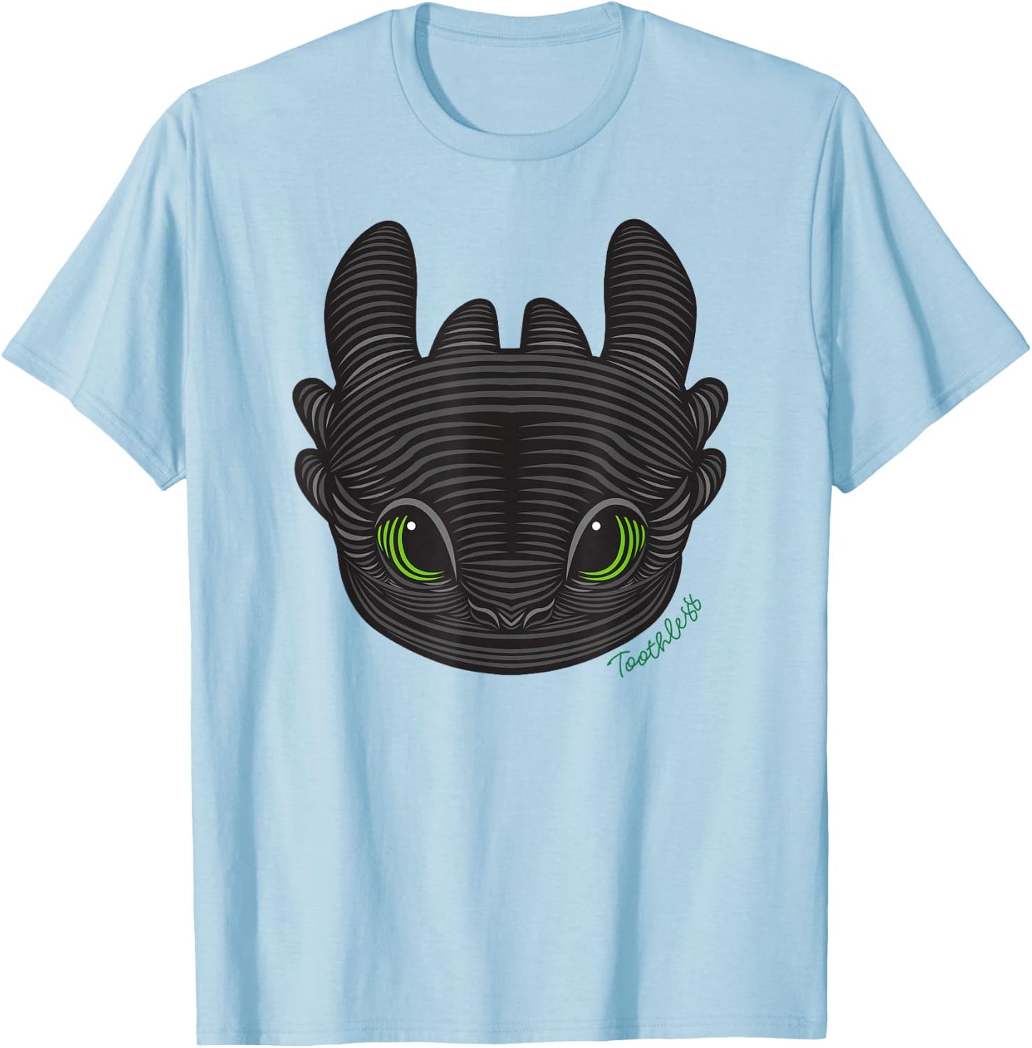 How to Train Your Dragon 3 Hidden World Toothless T-Shirt - T-Shirt | Light Blue