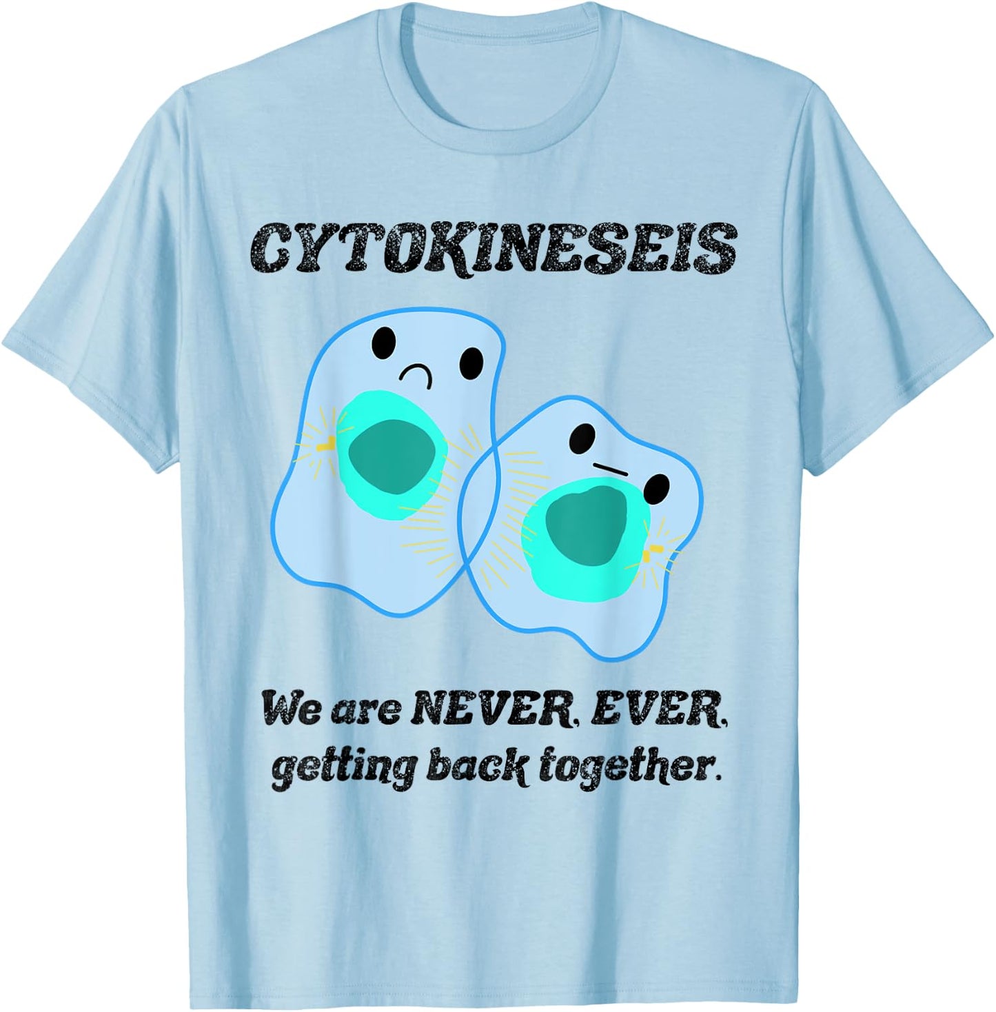 Funny Biology T shirts - Science Biology Teacher Gift T-Shirt - T-Shirt | Light Blue