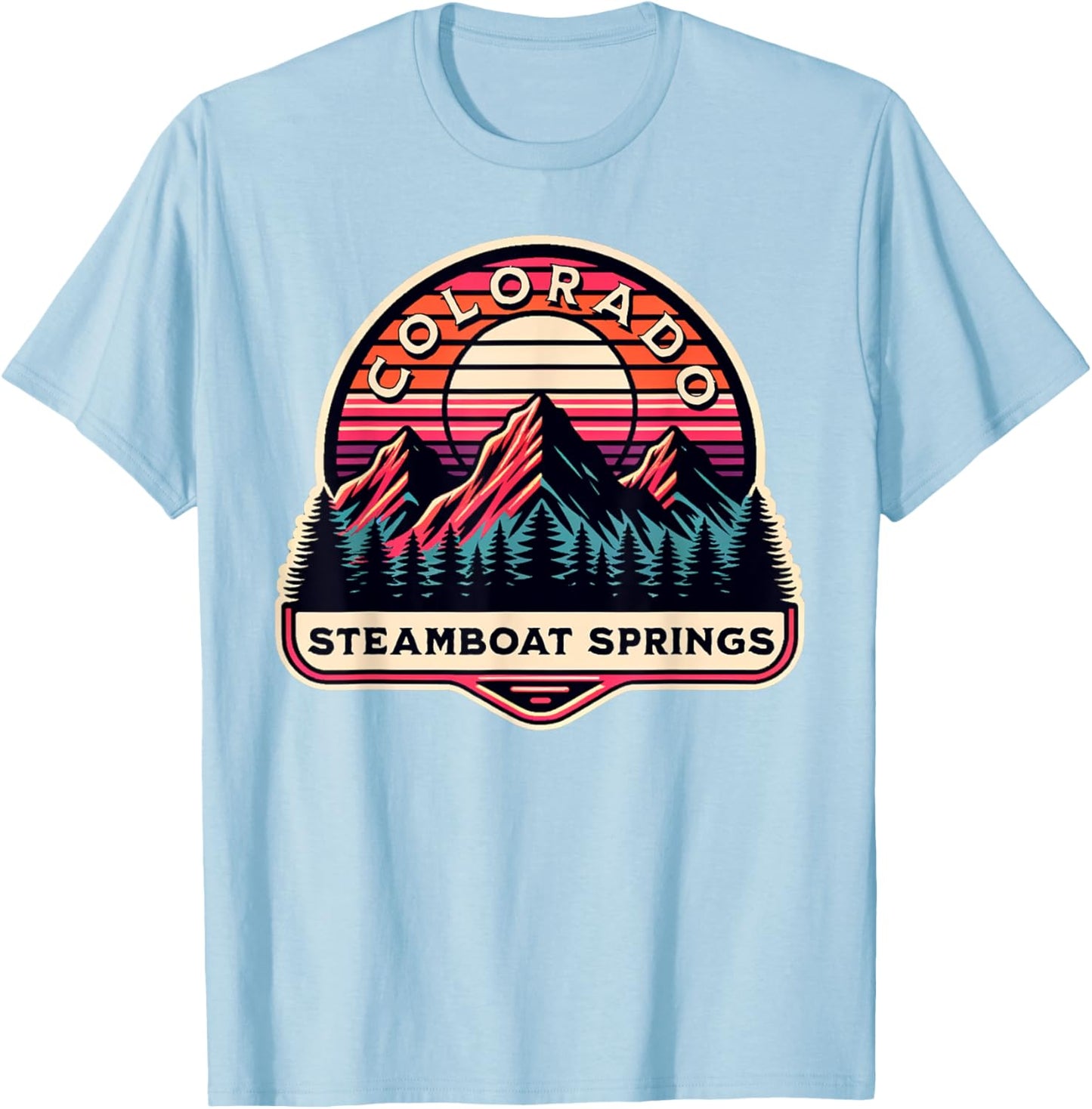Steamboat Springs T-Shirt - T-Shirt | Light Blue
