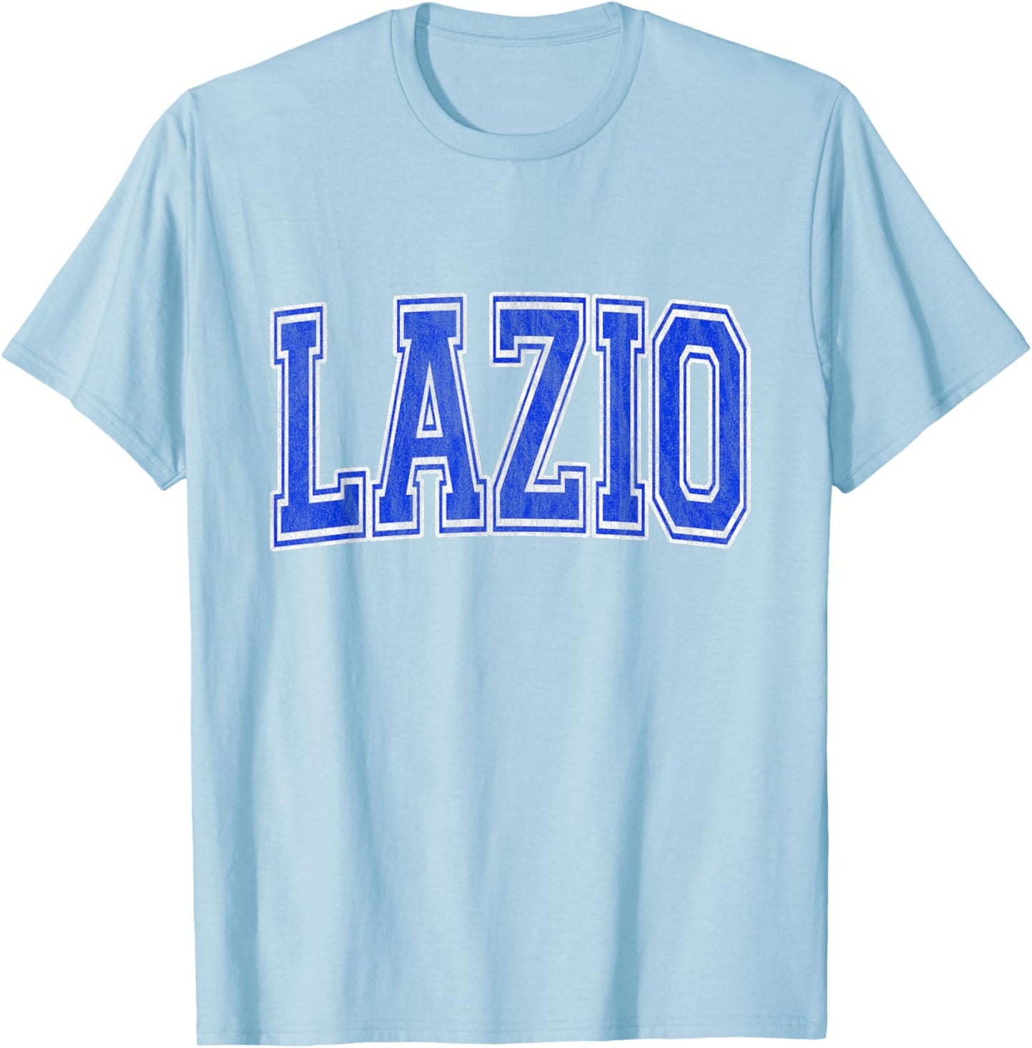 Lazio Italy - Lazio Varsity Logo - Lazio Italia T-Shirt - T-Shirt | Light Blue
