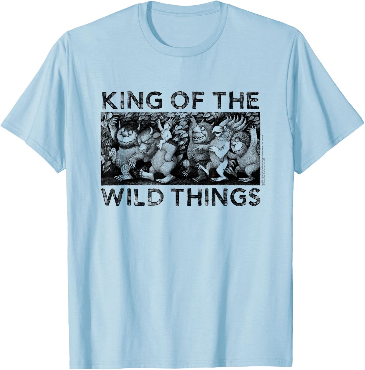 Where the Wild Things Are King of the Wild Things T-Shirt - T-Shirt | Light Blue