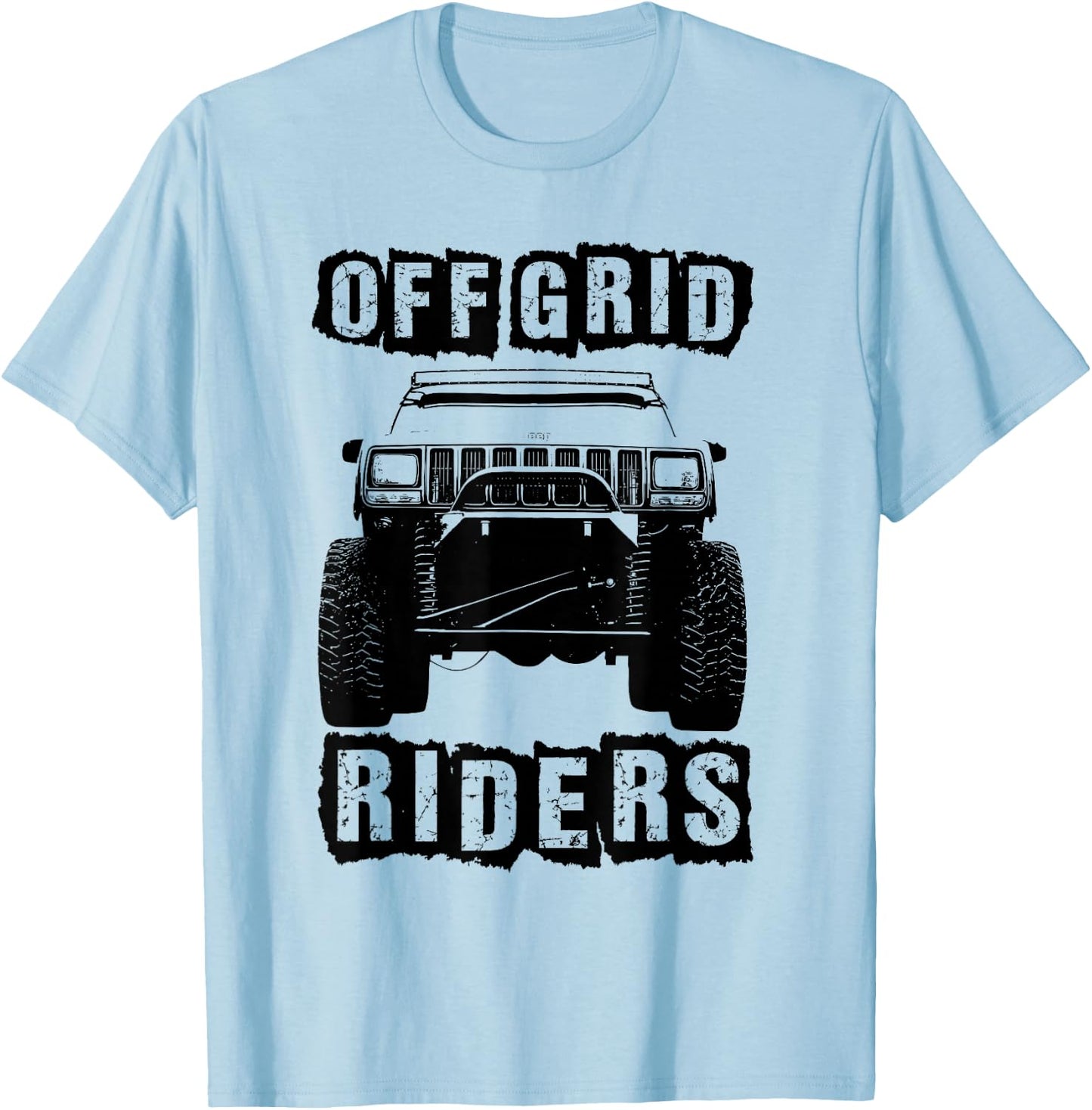 Off road rock crawling XJ T-Shirt - T-Shirt | Light Blue