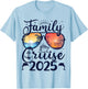 Family Cruise 2025 Summer Vacation Matching Family Cruise T-Shirt - T-Shirt | Light Blue