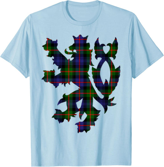 Clan Murray of Atholl Tartan Scottish Family Name Pride T-Shirt - T-Shirt | Light Blue