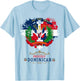 Coat of Arms Republica Dominicana For Kids & Dominican Flag T-Shirt - T-Shirt | Light Blue