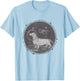 Dachshund Dog In Space Retro Dachshund T-Shirt - T-Shirt | Light Blue