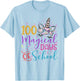 I Magically Survived 100 Days Unicorn Teacher 100th Day Men Women Kids T-Shirt - T-Shirt | Light Blue