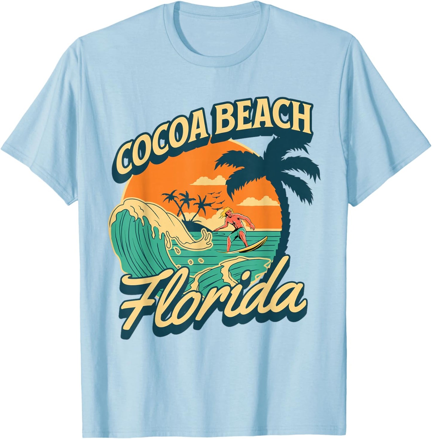 Cocoa Beach T-Shirt - T-Shirt | Light Blue